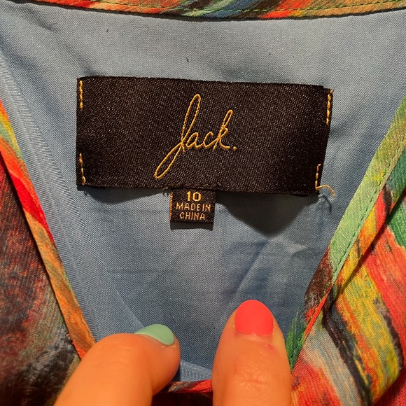 Jack vertical watercolor maxi dress. - Picture 3 of 3